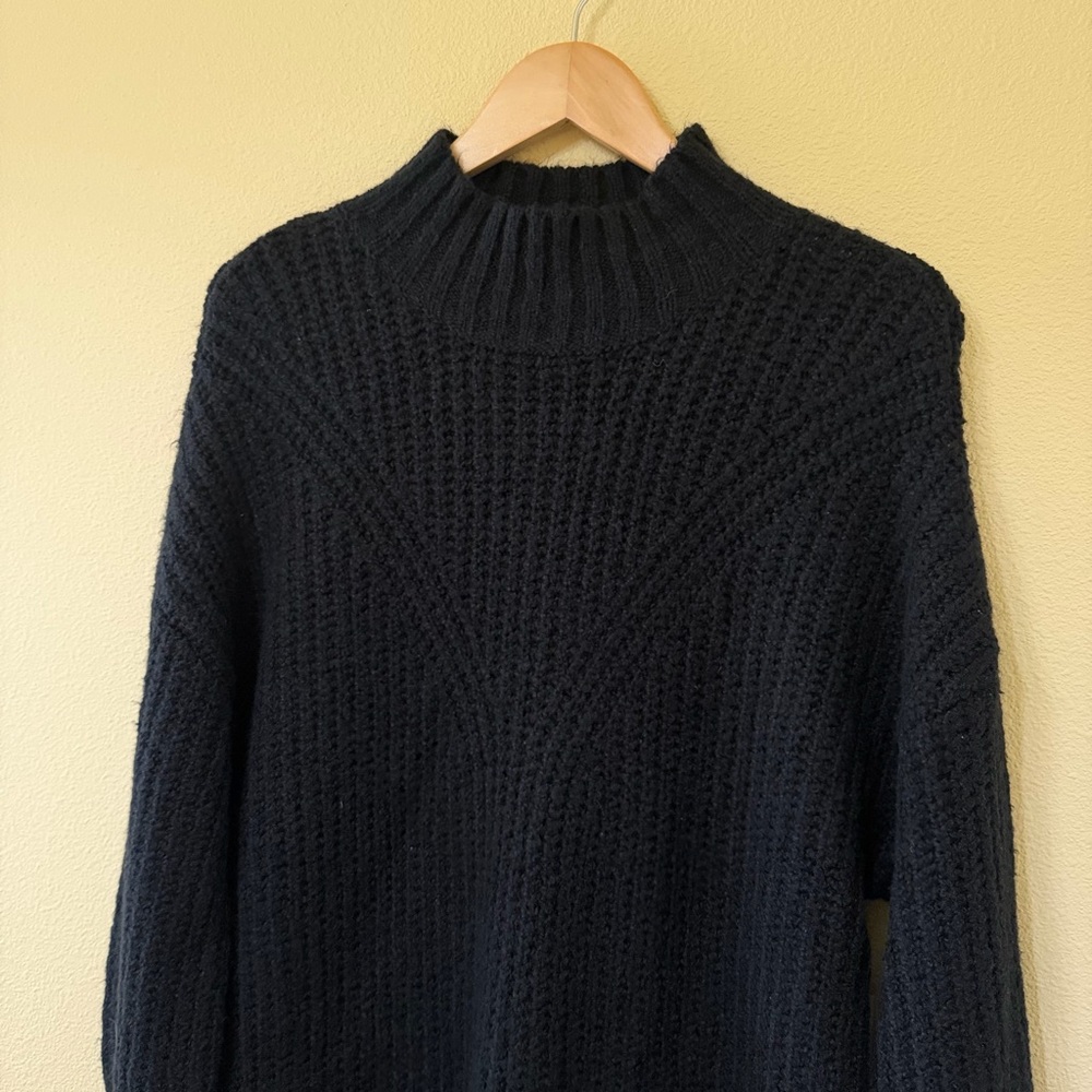 NWT Old Navy Black Sweater Dress - Picture 2 of 6
